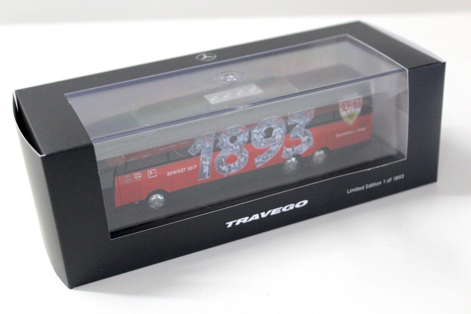 1:87 Rietze Mercedes Travego Team Bus VFB Stuttgart 2018/2019 DEALER VERSION