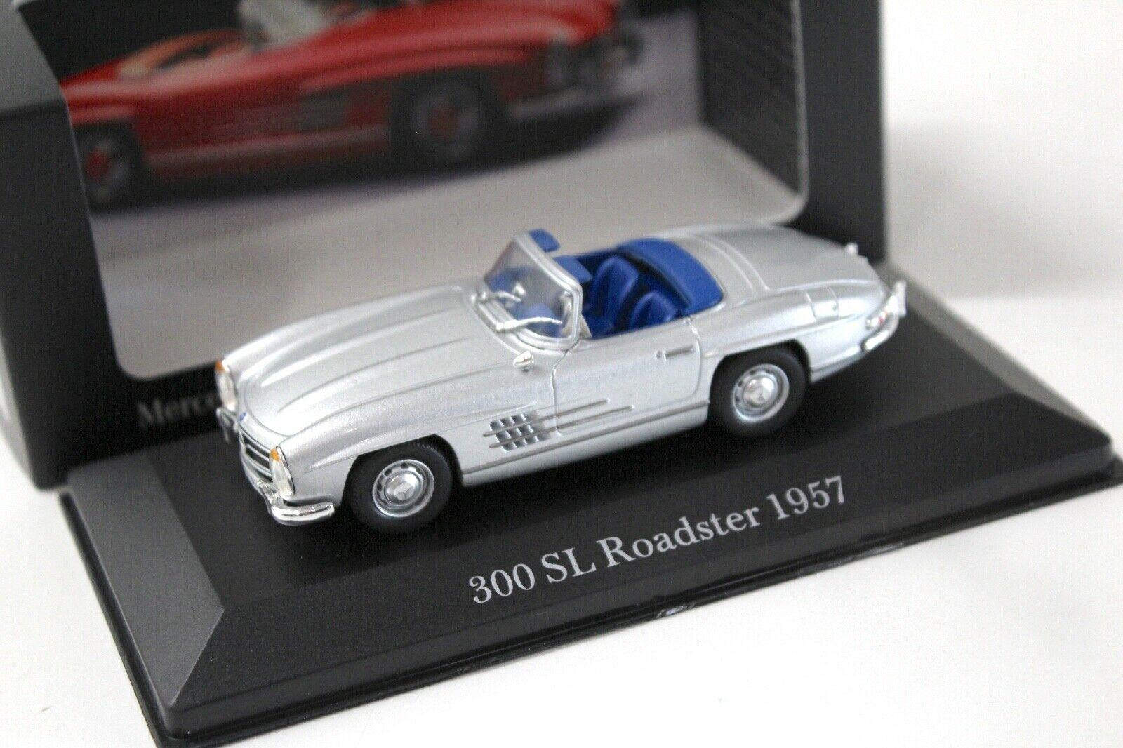 1:43 Premium Collectibles Mercedes 300SL Roadster silver DEALER VERSION