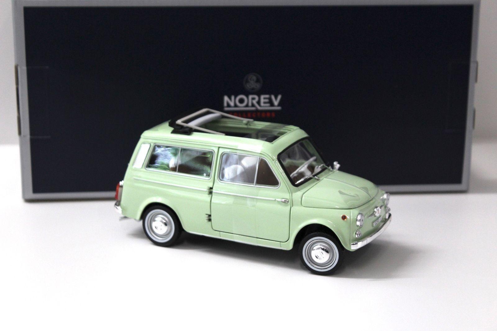 1:18 Norev Fiat 500 Giardiniera 1962 light green