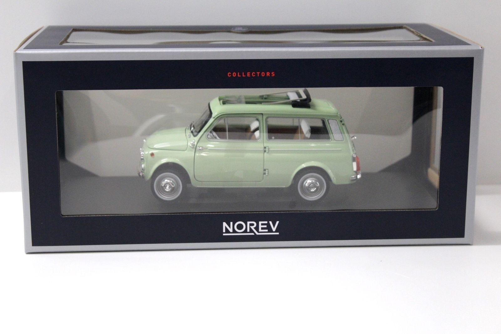 1:18 Norev Fiat 500 Giardiniera 1962 light green
