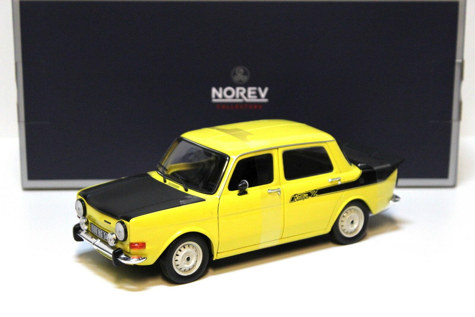 1:18 Norev Simca 1000 Rallye 2 yellow 1976