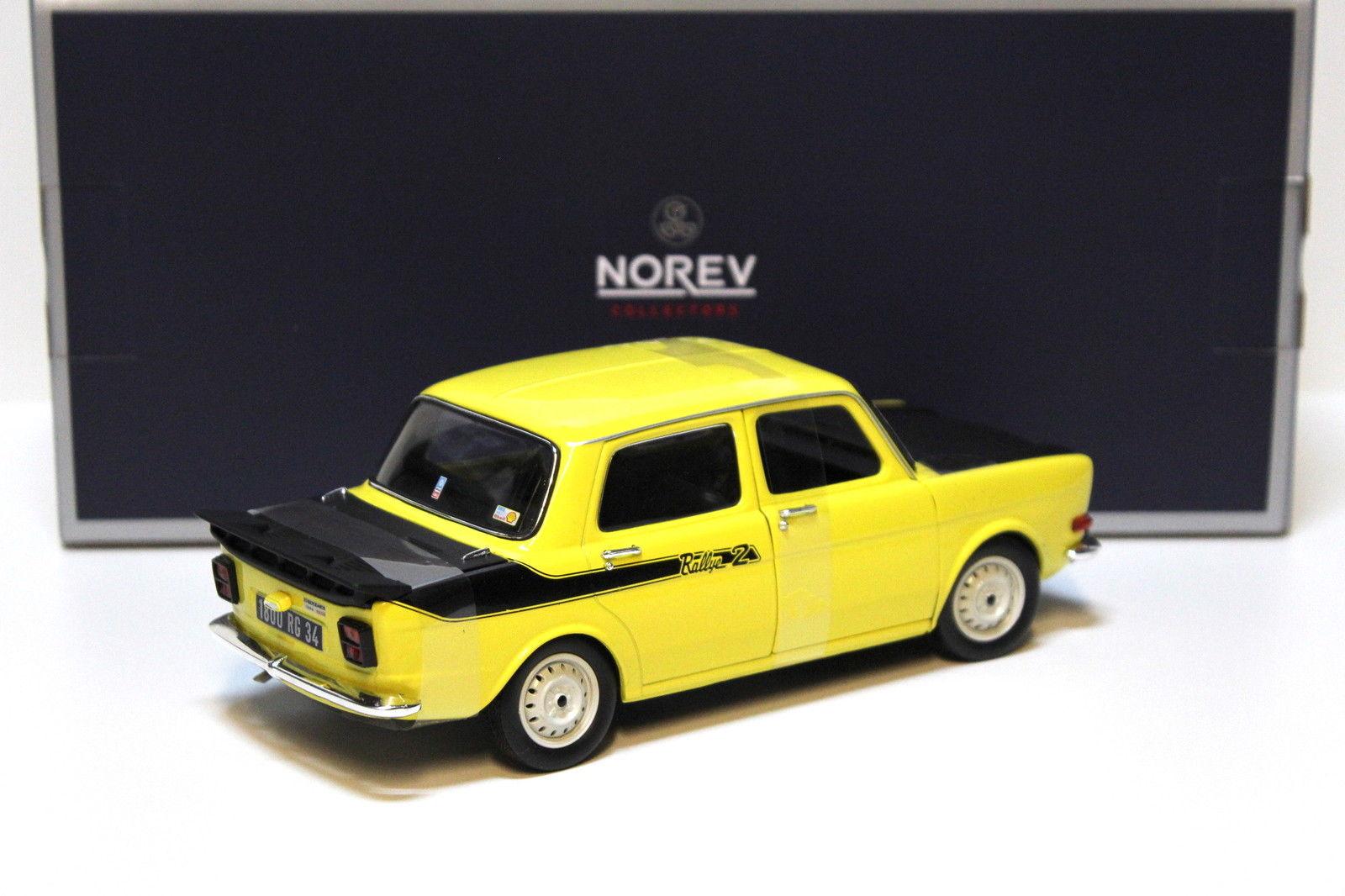 1:18 Norev Simca 1000 Rallye 2 yellow 1976