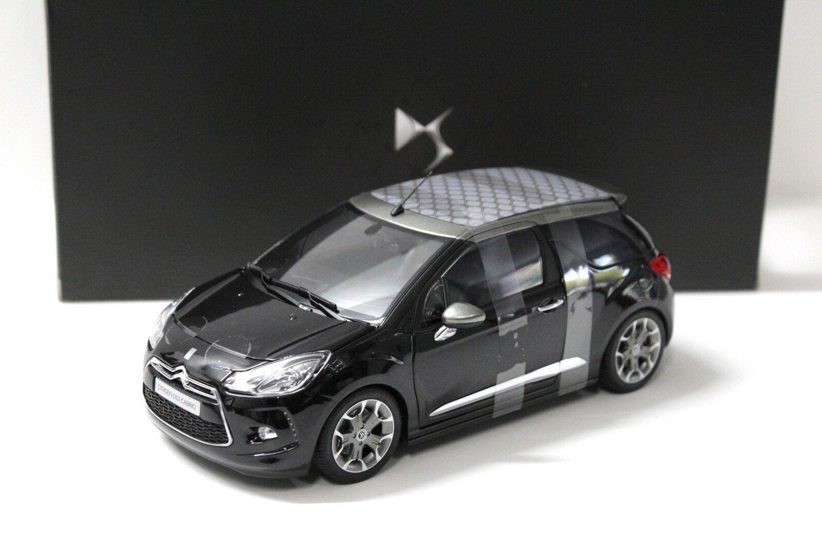 ID 46104 orig.jpg 1:18 Norev Citroen DS3 Cabrio black DEALER VERSION