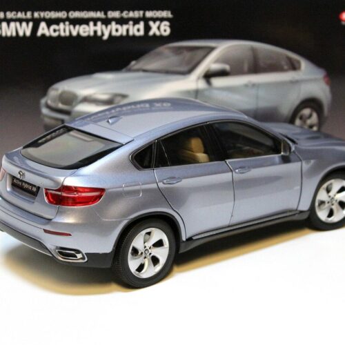 1:18 Kyosho BMW X6 Active Hybrid silver-blue