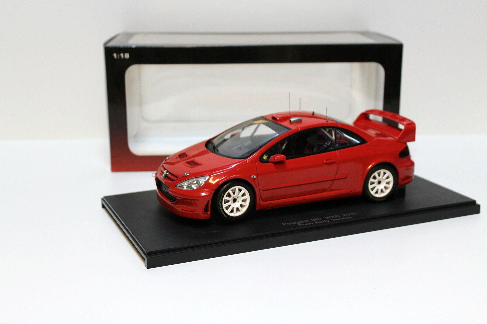 ID 46162 orig 1.jpg 1:18 AutoArt Peugeot 307 WRC Rallye Plain Body red