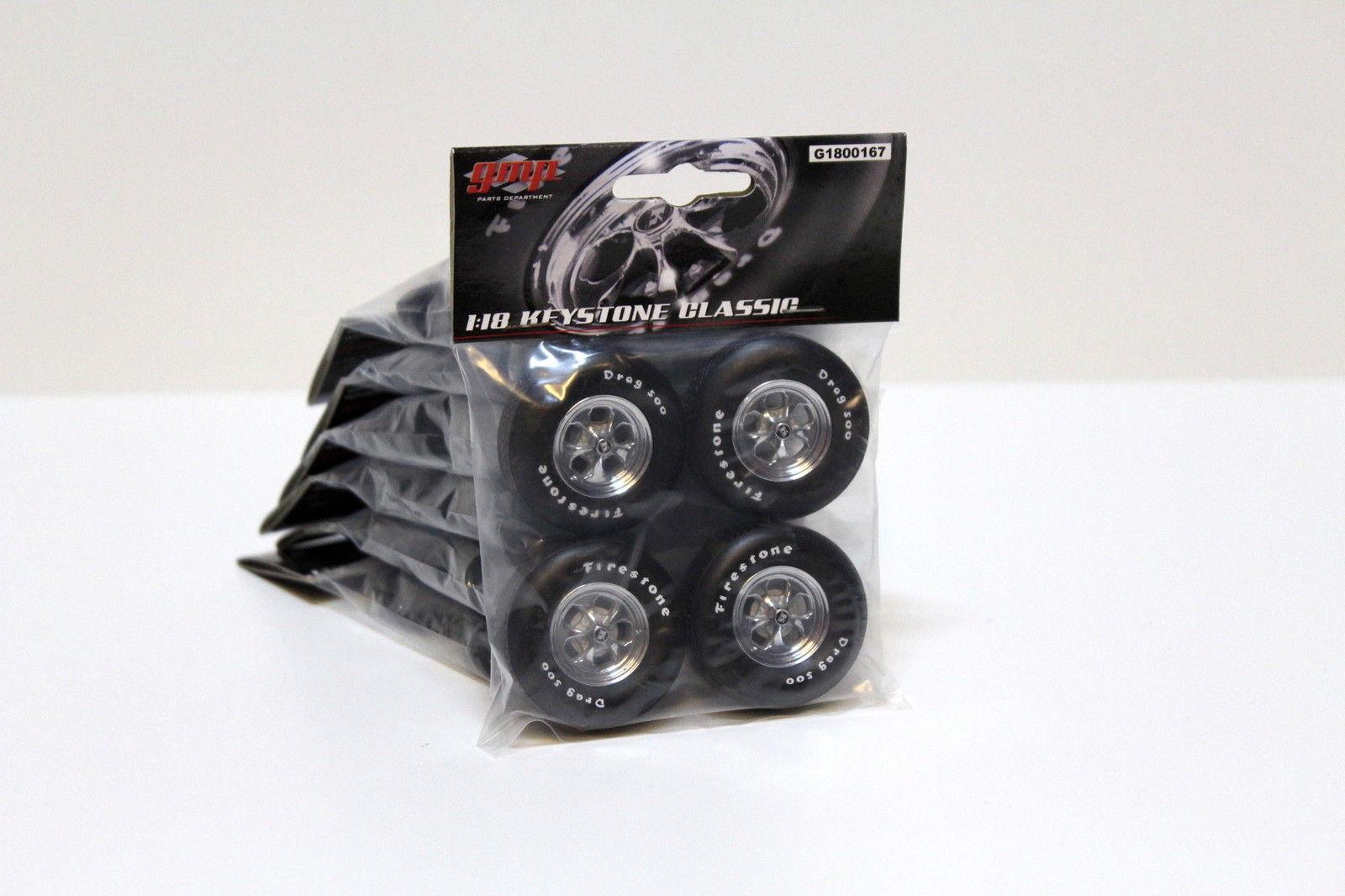 1:18 GMP Keystone Classic Wheel Set Räder Chrom 4pcs.