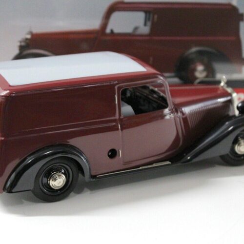 1:18 Schuco Mercedes 170V Kasten dark red/ black