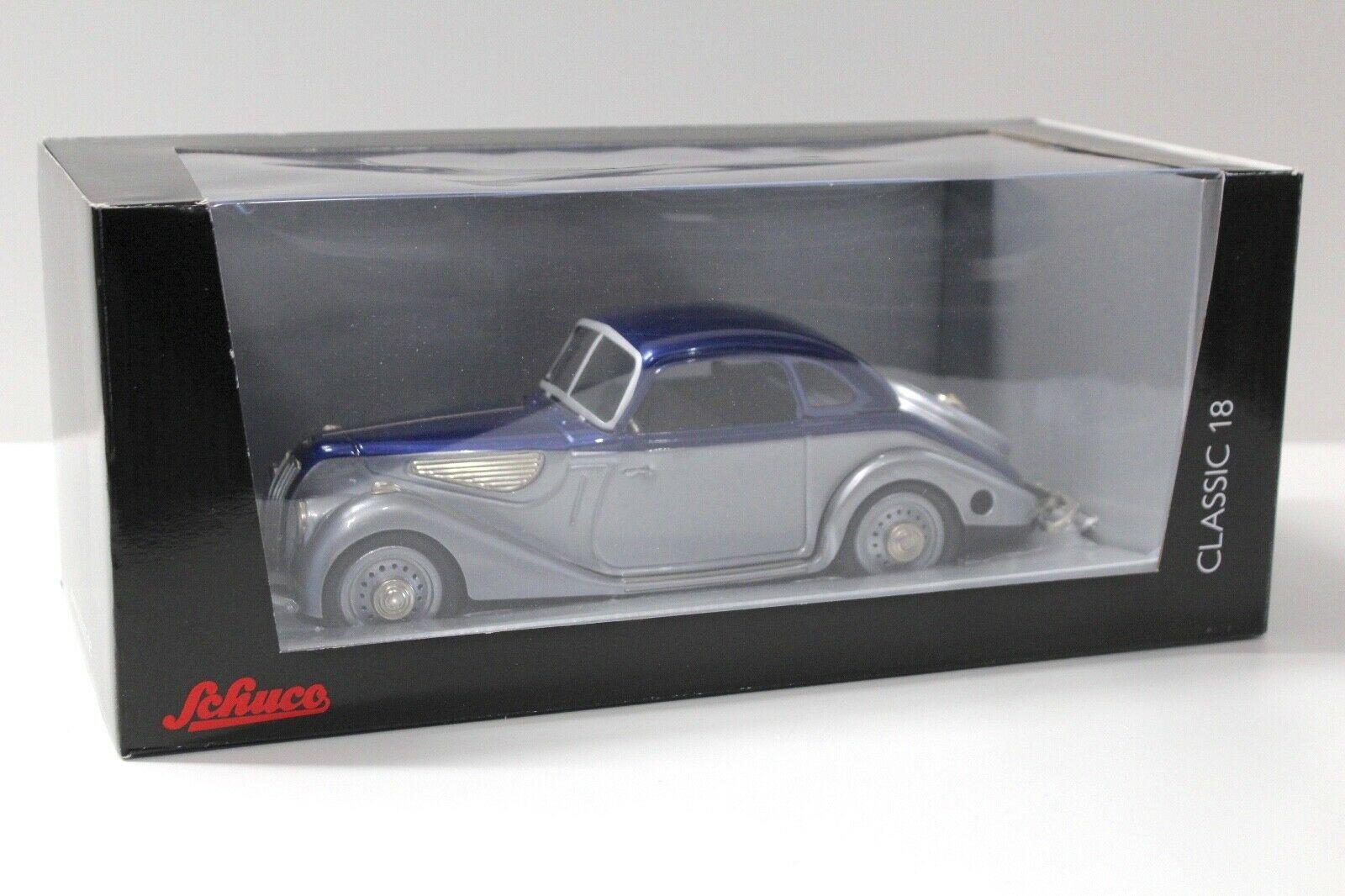 1:18 Schuco BMW 327 Classic Coupe blue/ silver Limited Edition
