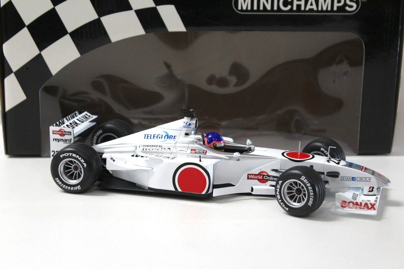 1:18 Minichamps F1 BAR 02 Honda J.Villeneuve 2000 #22
