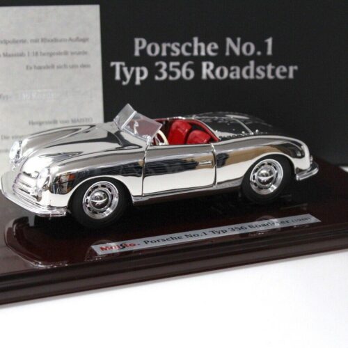 1:18 Maisto Porsche No.1 Typ 356 Roadster RHODIUM EDITION
