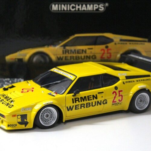 1:18 Minichamps BMW M1 ProCar Winkelhock DRM 1980 #25 IRMEN