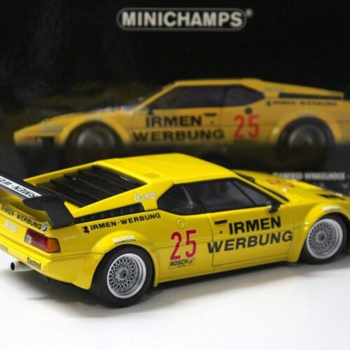 1:18 Minichamps BMW M1 ProCar Winkelhock DRM 1980 #25 IRMEN