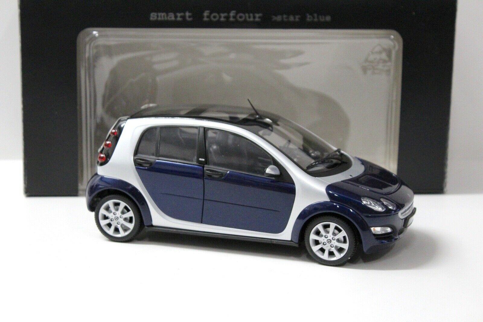 1:18 Kyosho Smart Forfour Star blue DEALER VERSION