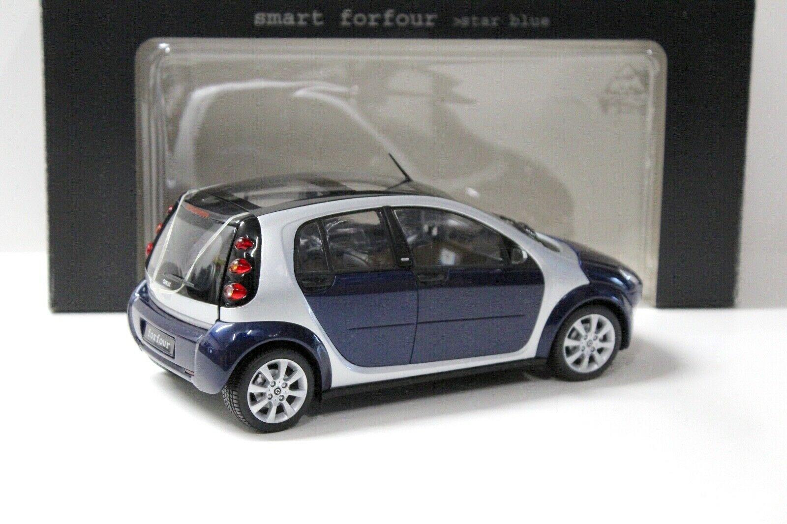 1:18 Kyosho Smart Forfour Star blue DEALER VERSION