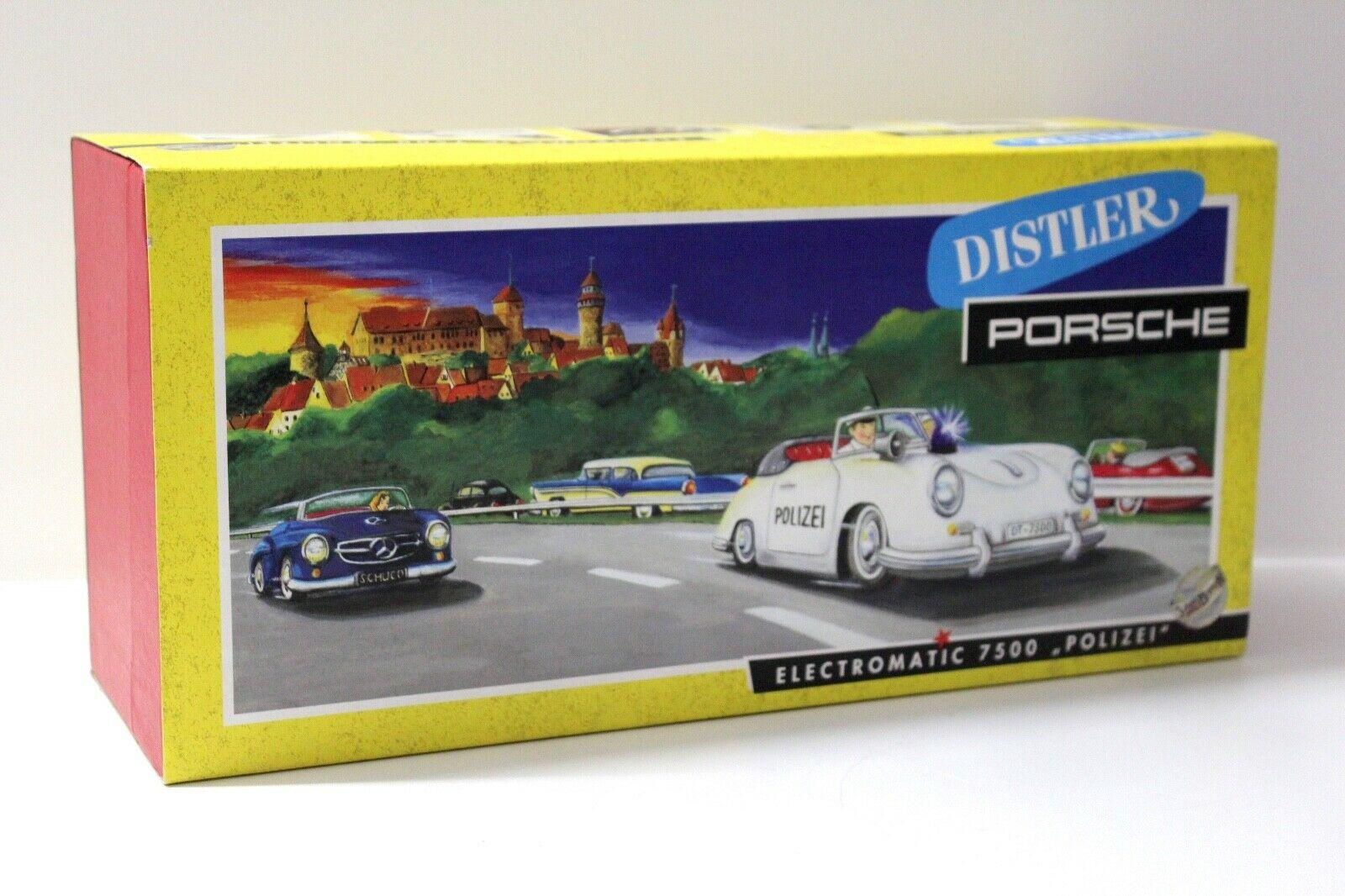 Schuco Distler Porsche 356 POLIZEI Electromatic 7500 REPLIKA white