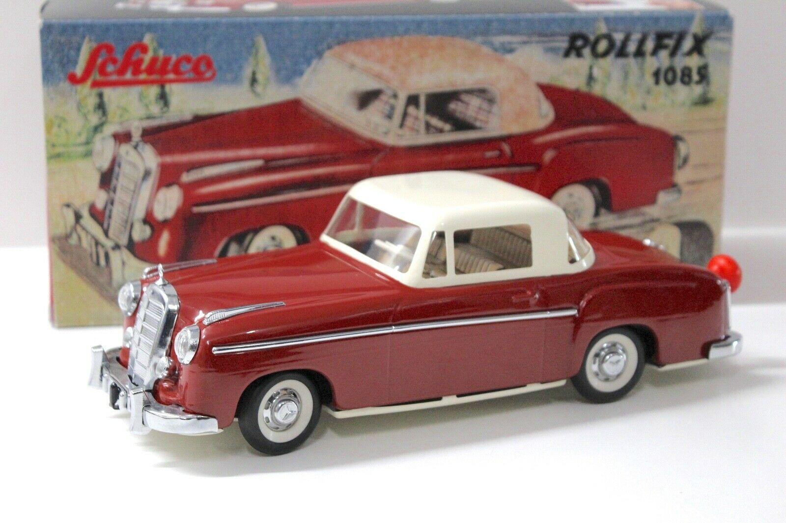 Schuco Rollfix 1085 Mercedes 220 S Ponton red