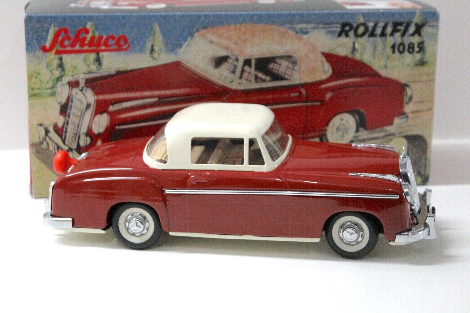 Schuco Rollfix 1085 Mercedes 220 S Ponton red