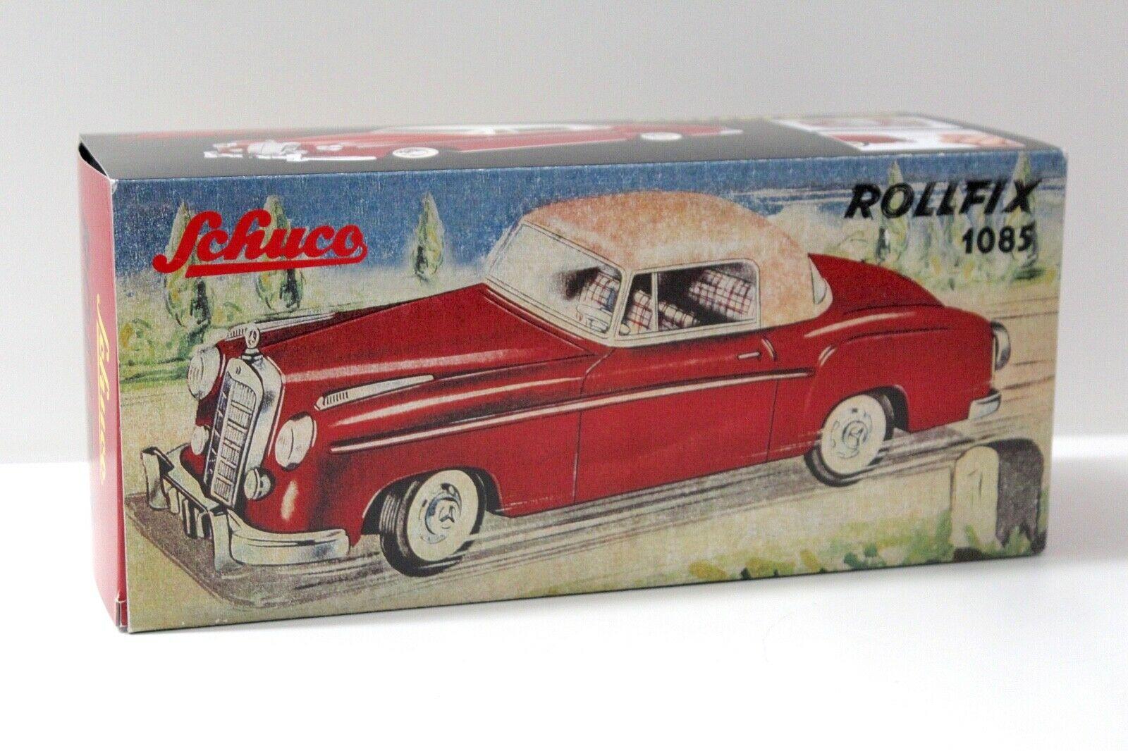 Schuco Rollfix 1085 Mercedes 220 S Ponton red