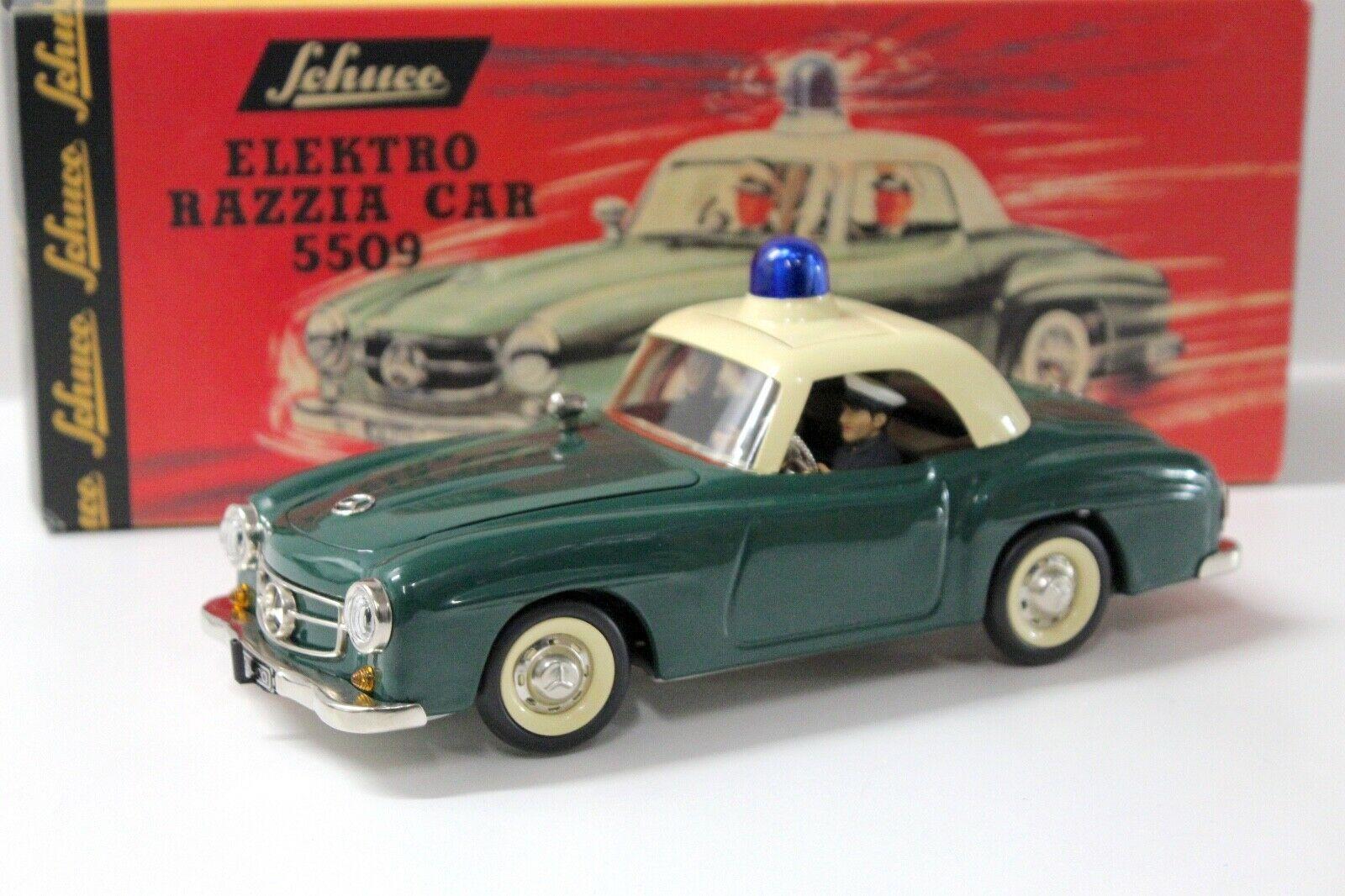 ID 46346 orig.jpg Schuco Elektro Razzia Car 5509 Mercedes 190SL green