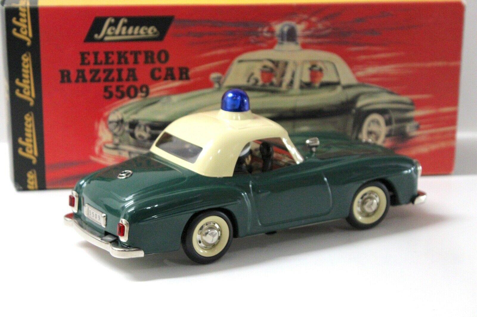 Schuco Elektro Razzia Car 5509 Mercedes 190SL green