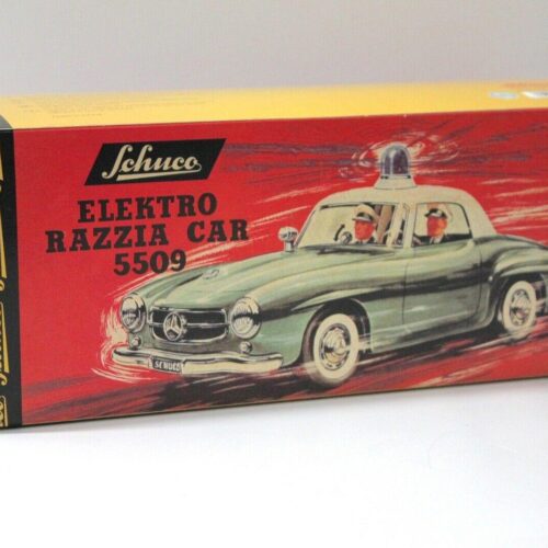 Schuco Elektro Razzia Car 5509 Mercedes 190SL green