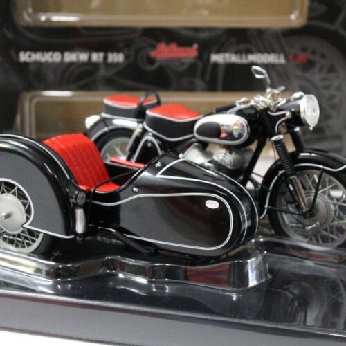 1:10 Schuco DKW RT 350 with sidecar black - Image 2