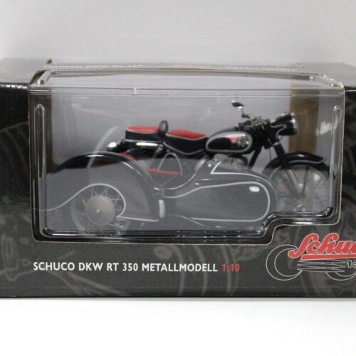 1:10 Schuco DKW RT 350 with sidecar black - Image 4