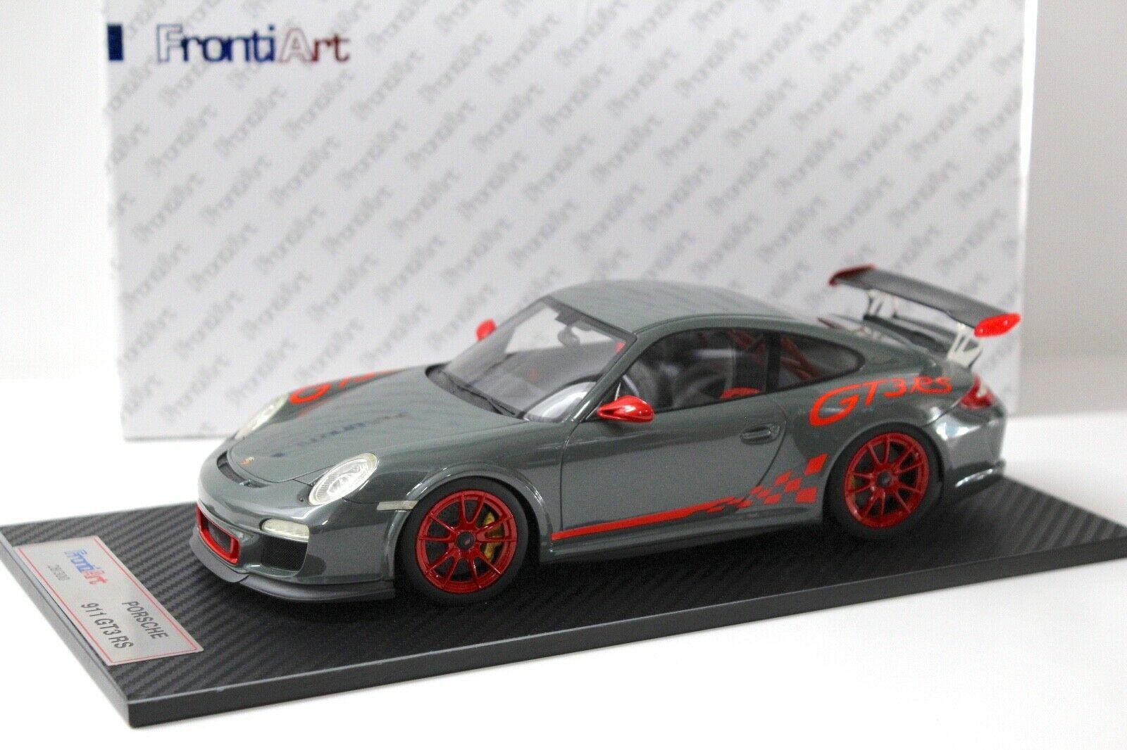 1:18 FrontiArt Porsche 911 (997.2) GT3 RS grey/ red