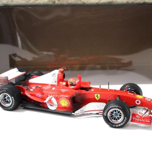 1:18 Hot Wheels F1 Ferrari F2004 SAKHIR/BAHRAIN M.Schumacher After Race