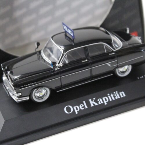 1:43 Schuco Opel Kapitän POLIZEI black