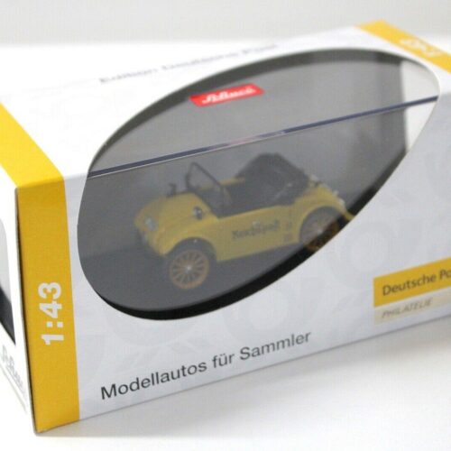 1:43 Schuco Hanomag Kommissbrot Cabrio Reichspost yellow