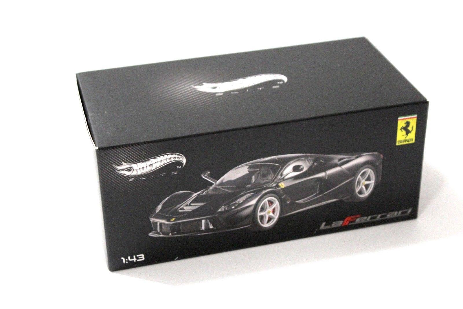 1:43 Hot Wheels Elite Ferrari LaFerrari black
