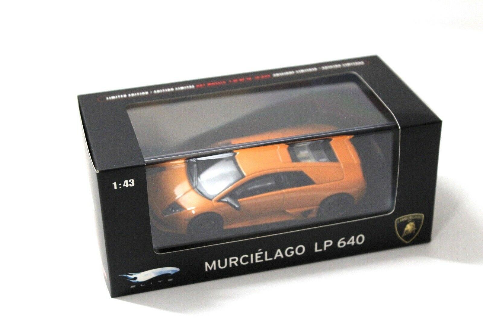 1:43 Hot Wheels Elite Lamborghini Murcielago LP640 orange