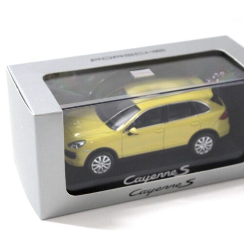 1:43 Minichamps Porsche Cayenne S yellow DEALER VERSION