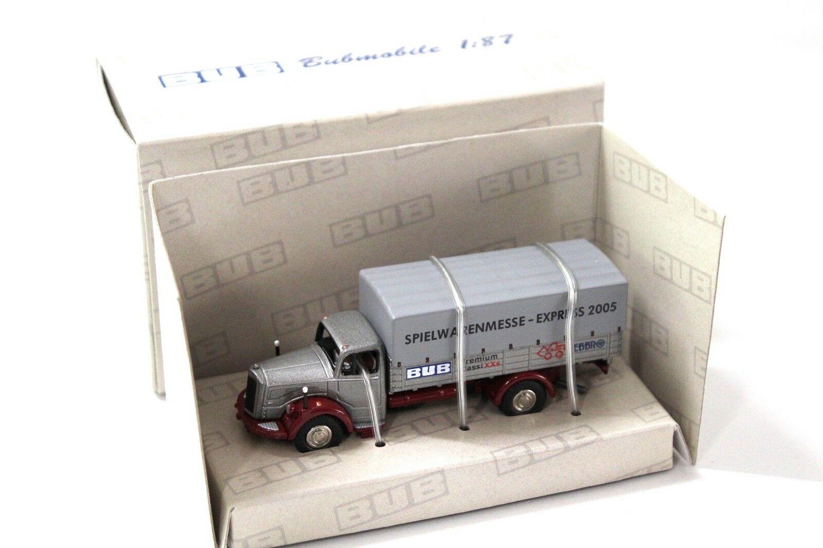 1:87 BUB Mercedes L6600 Spielwarenmesse Express 2005 red/ grey