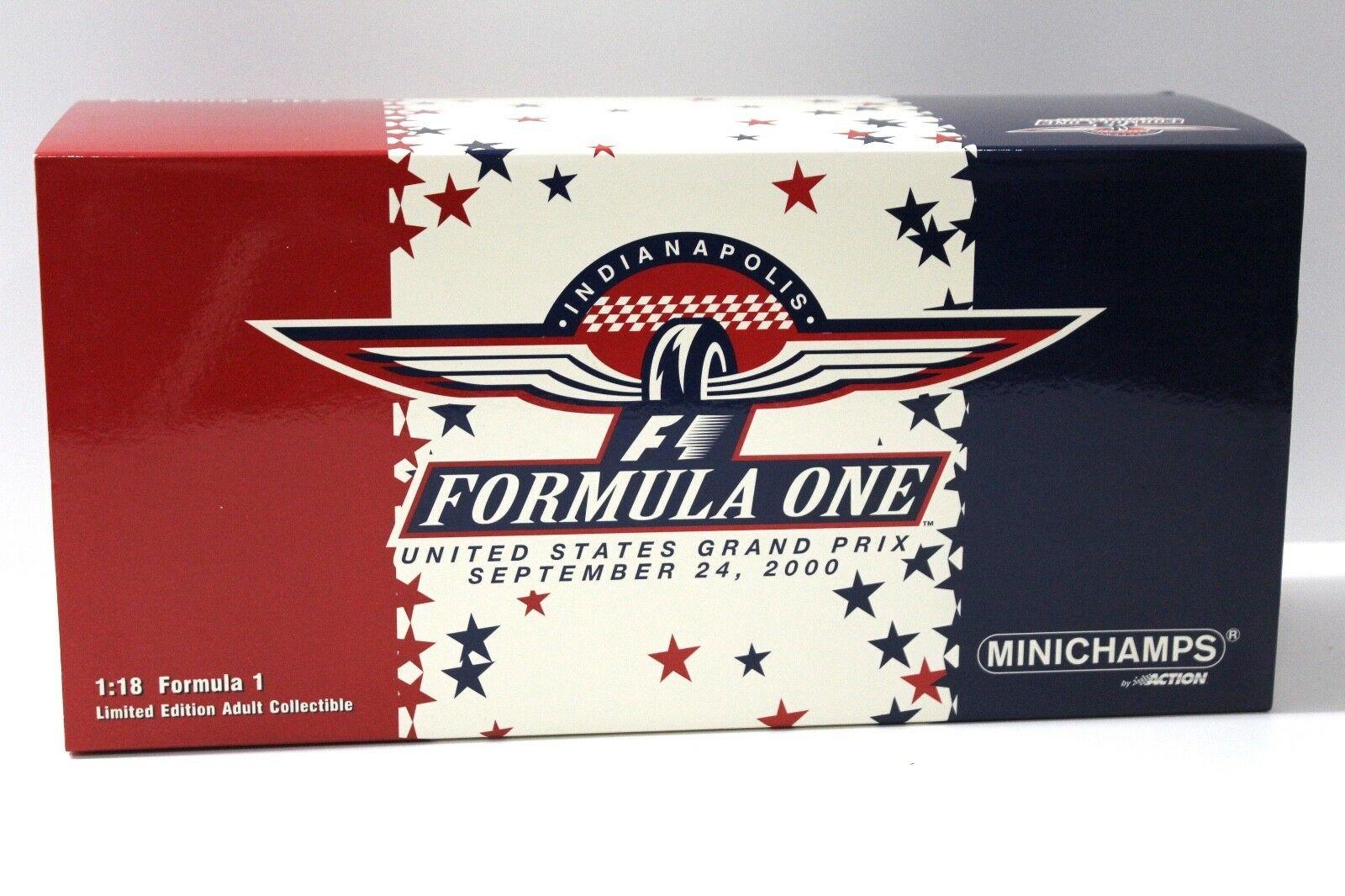 1:18 Minichamps F1 IMS Event Car US Grand Prix gold boxed
