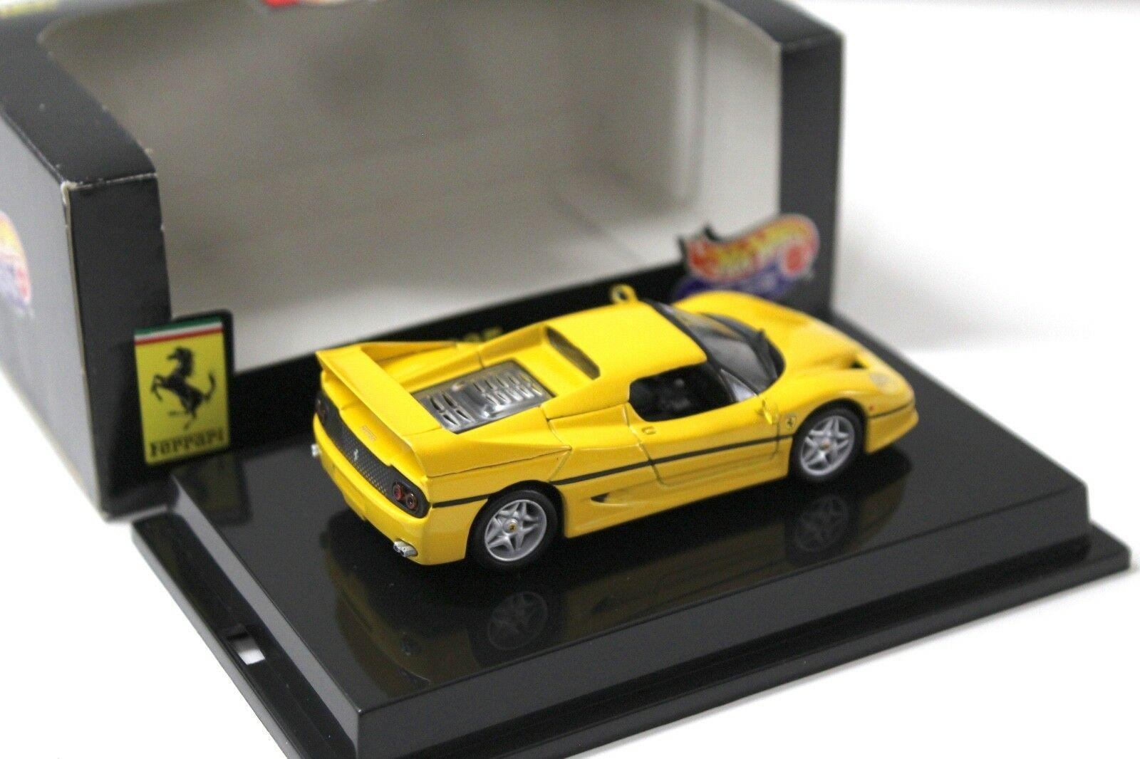 1:43 Hot Wheels Ferrari F50 yellow 1995