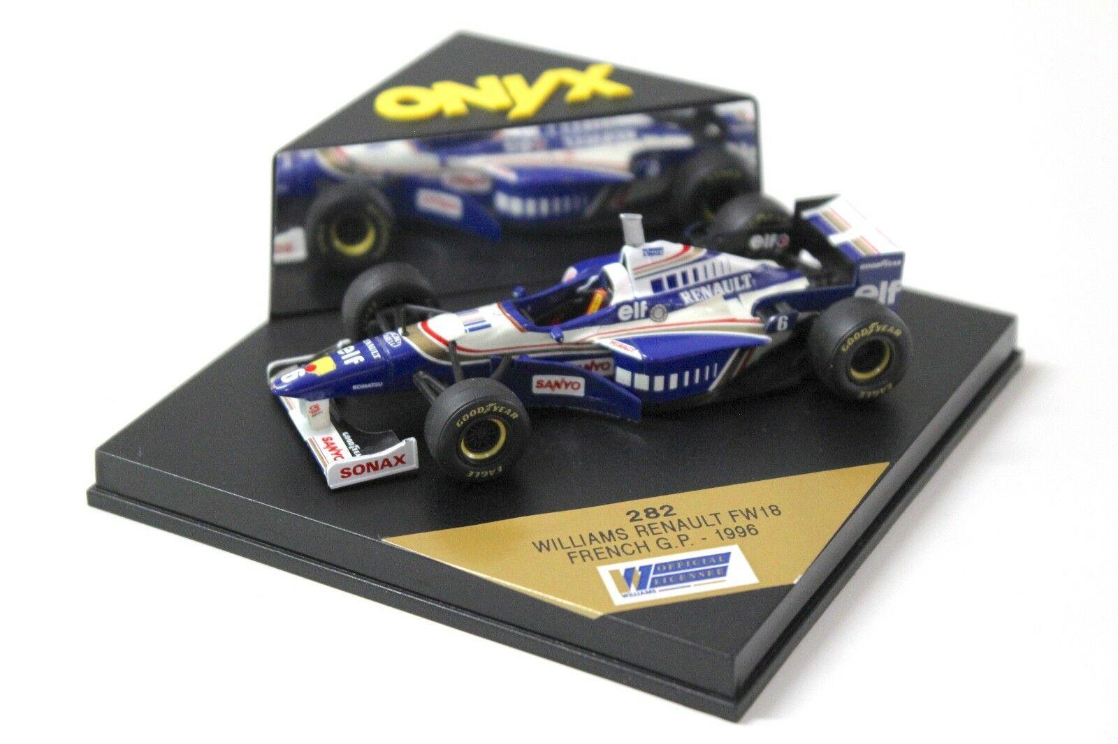 1:43 Onyx Williams Renault FW18 French GP 1996 #6