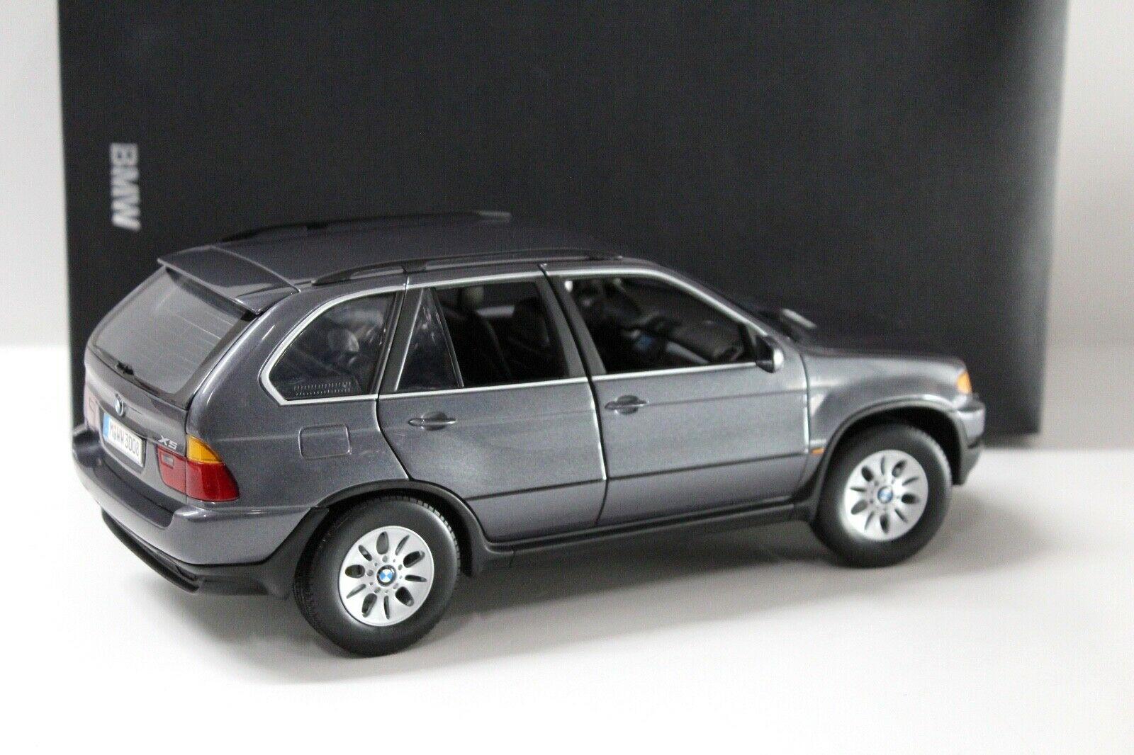 1:18 Kyosho BMW X5 E53 3.0d grey DEALER VERSION