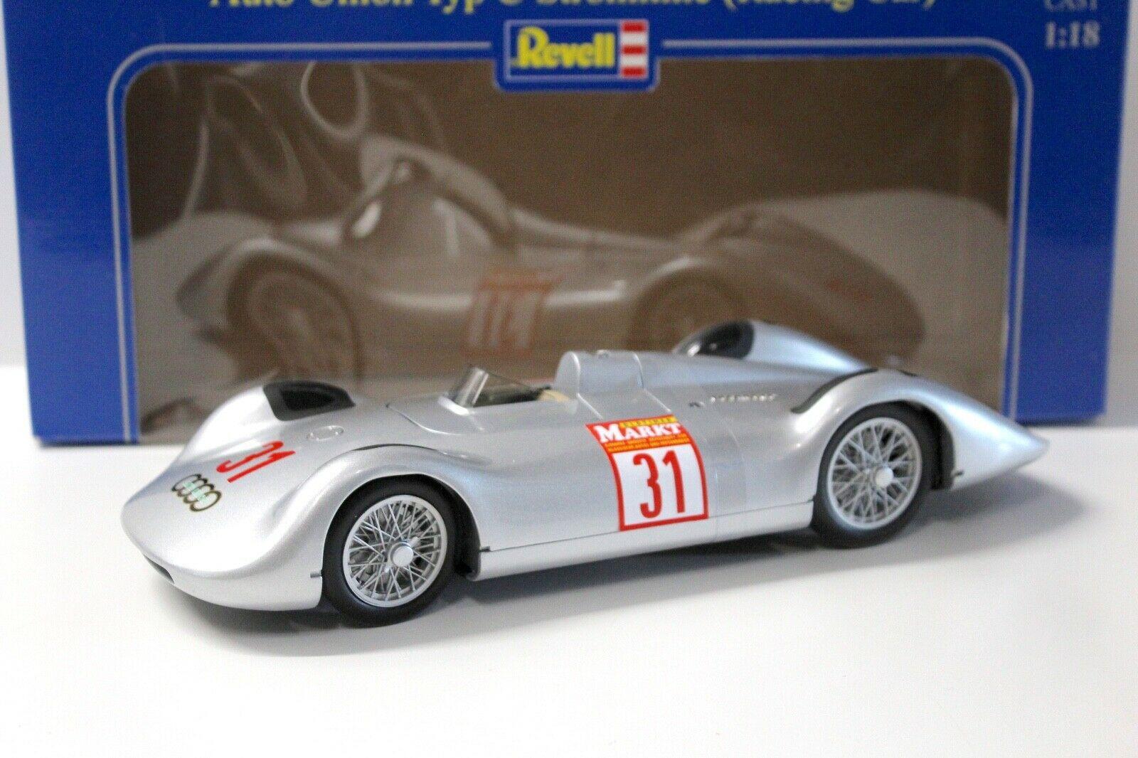 ID 46722 orig 1.jpg 1:18 Revell Auto Union Typ C Stromlinie #31 Oldtimer Markt silver