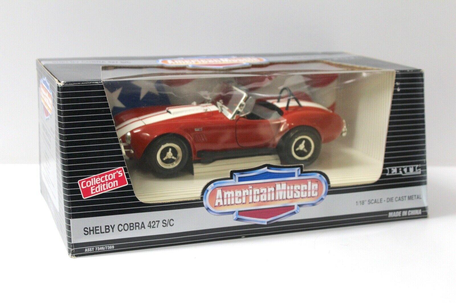 1:18 ERTL Shelby Cobra 427 S/C red