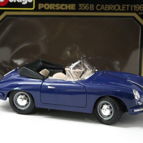 1:18 Bburago Porsche 356B Cabriolet dark blue