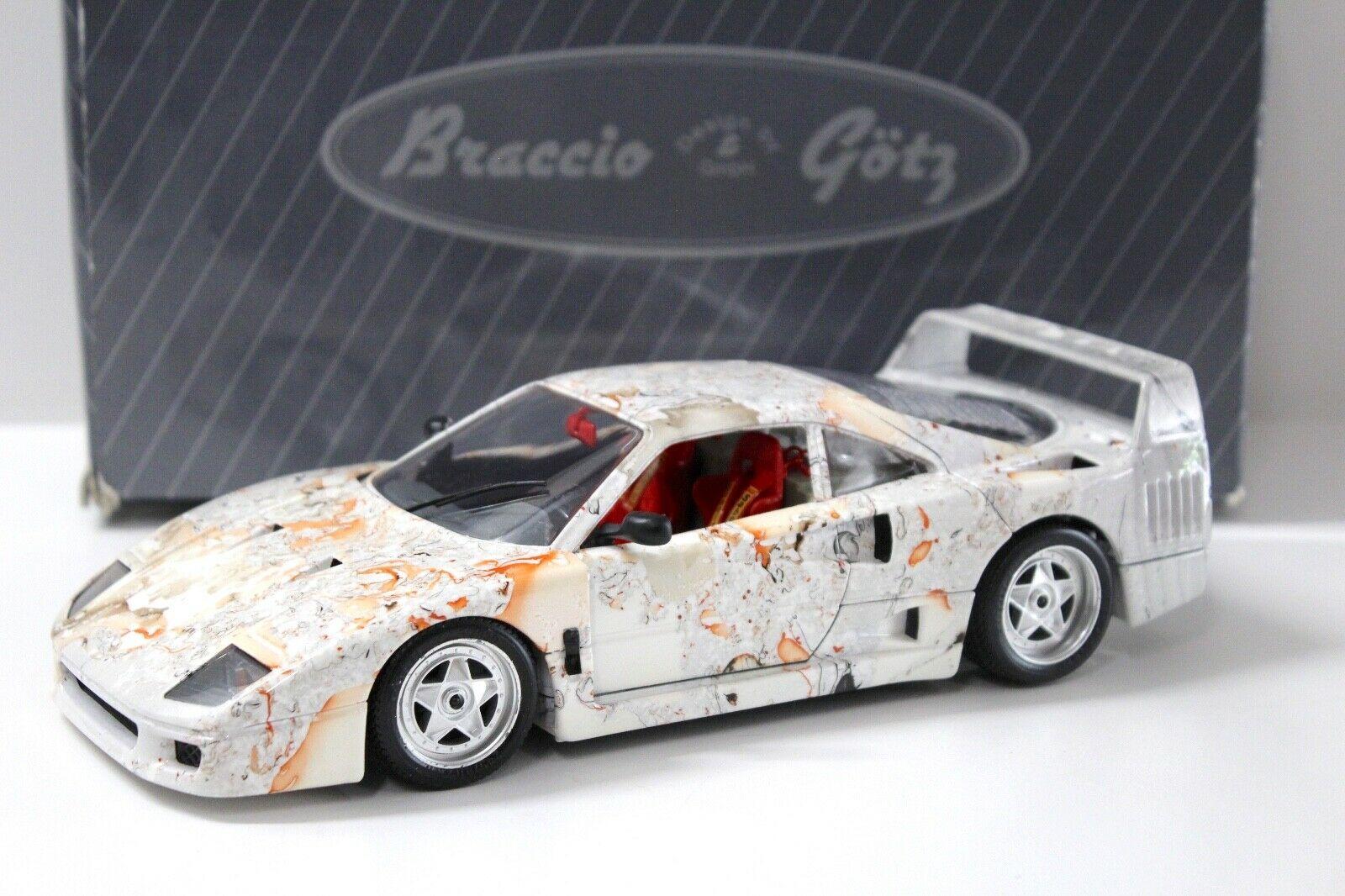 1:18 Bburago Ferrari F40 Braccio & Götz "FANTASY" white