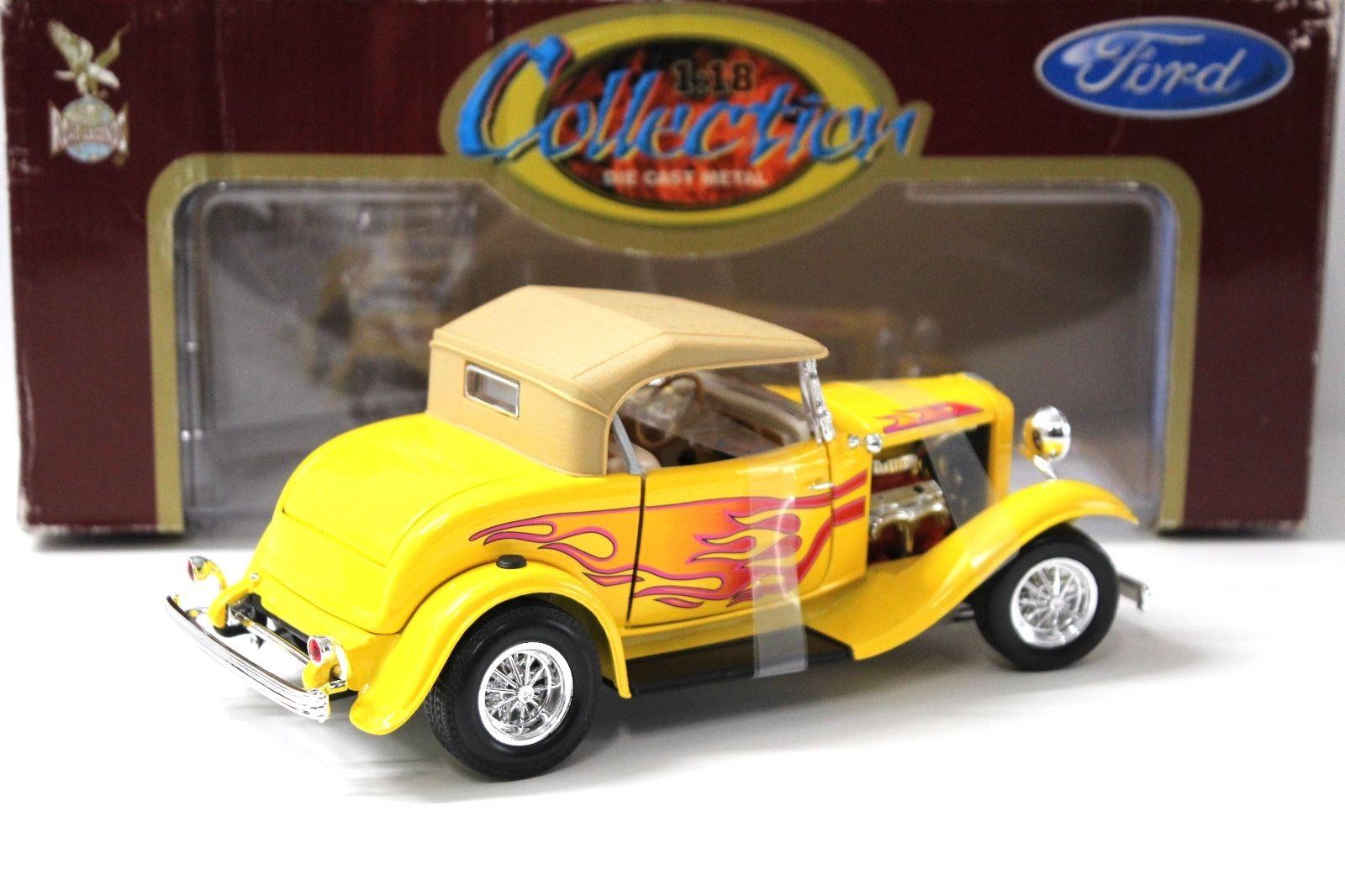 1:18 Road Legends Ford Roadster Street Rod 1932 yellow