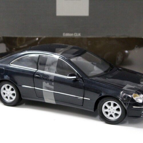 1:18 Kyosho Mercedes CLK Coupe dark blue DEALER VERSION