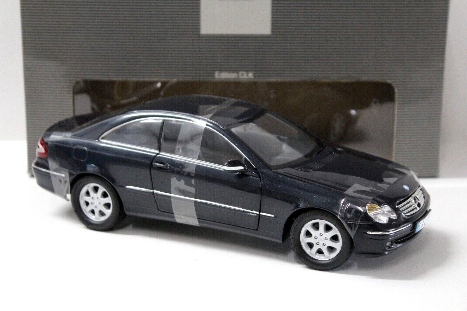 1:18 Kyosho Mercedes CLK Coupe dark blue DEALER VERSION