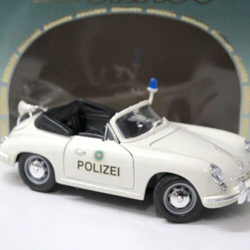 1:18 Bburago Porsche 356 Cabriolet "POLIZEI" 1964 white