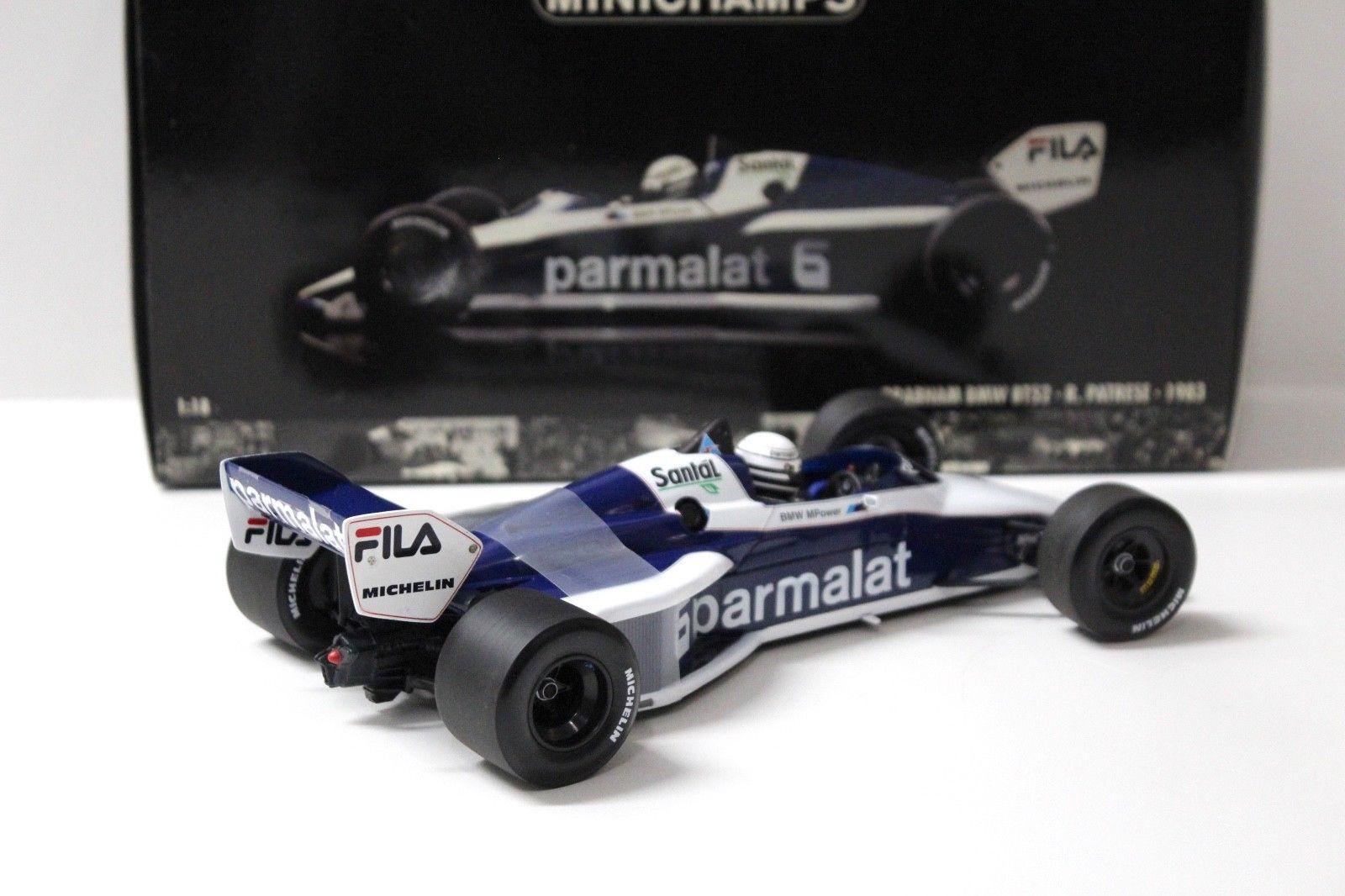 1:18 Minichamps Brabham BMW BT52 R.Patrese 1983 #6 parmalat