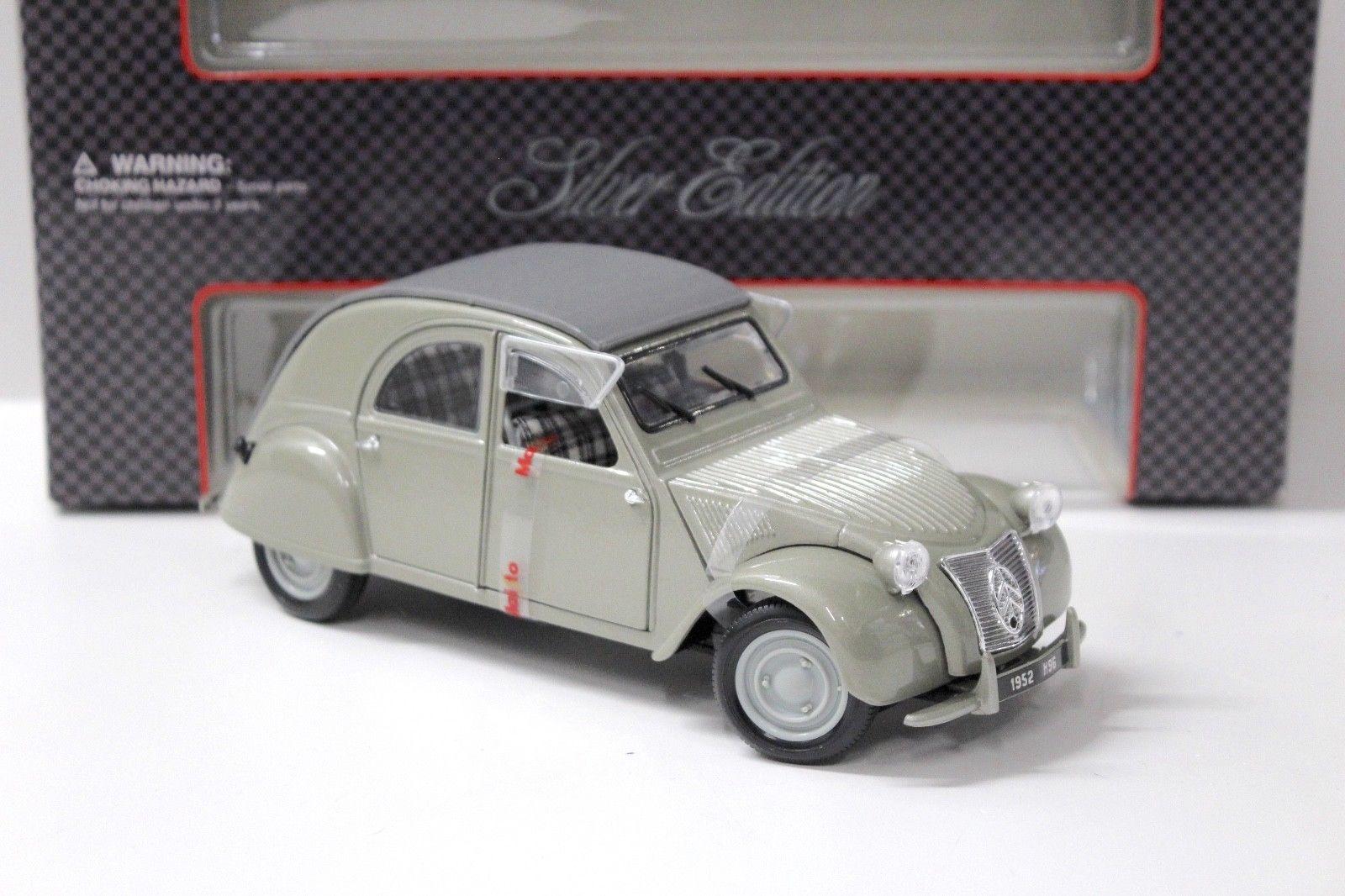 1:18 Maisto Citroen 2CV grey 1952