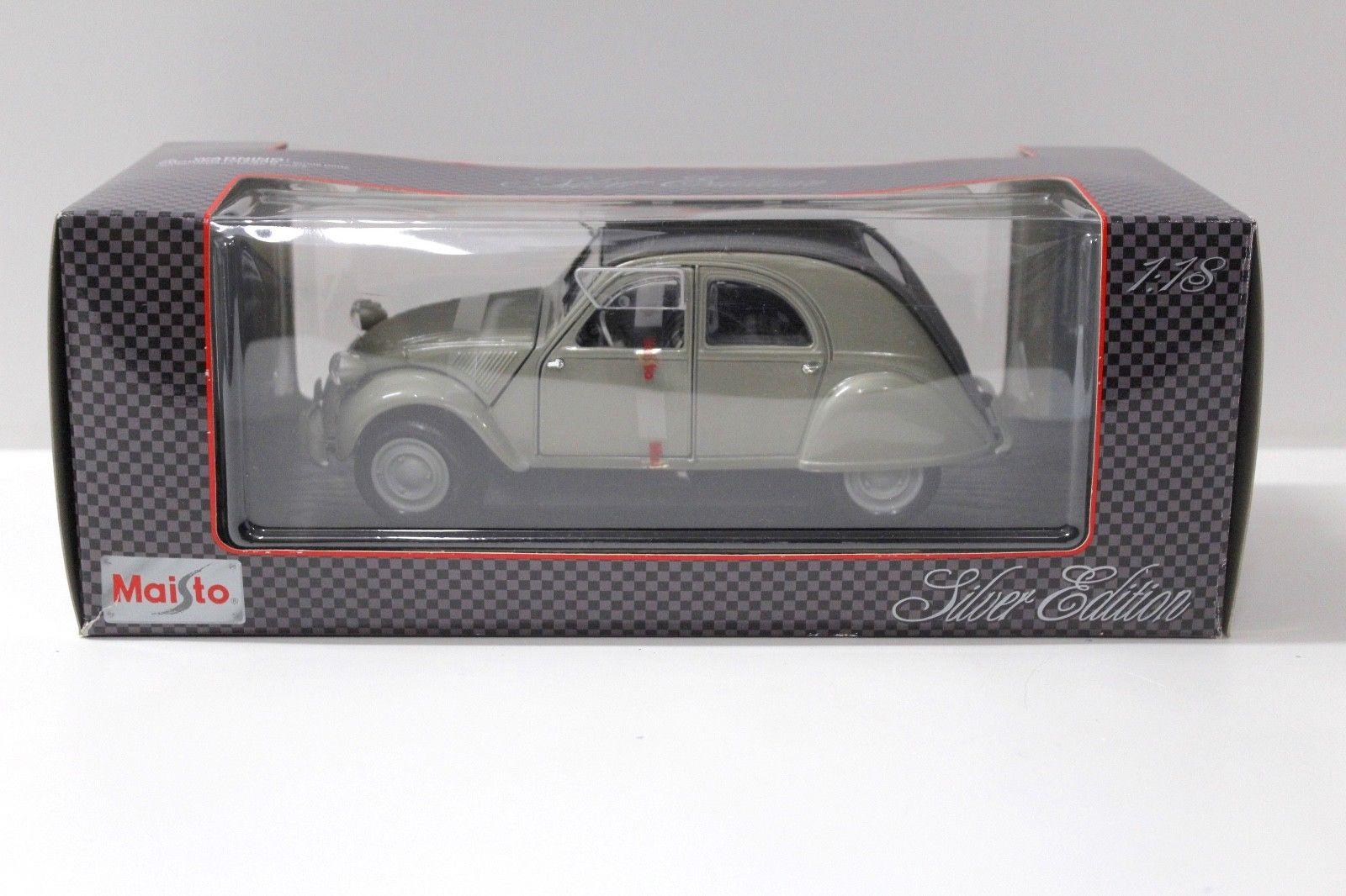 1:18 Maisto Citroen 2CV grey 1952